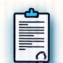 A stylized document with a signature icon, representing commercial contracts.